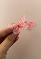 Pink Lace Silk Butterfly Flutters - littledreamersinteriors