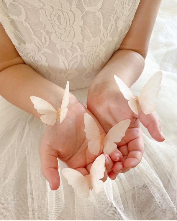 3D Butterfly Flutters - BEIGE - littledreamersinteriors