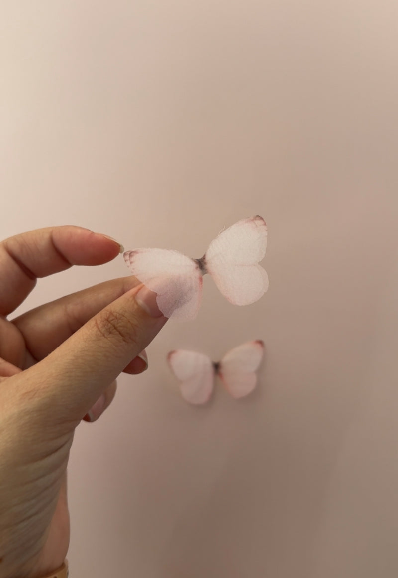 Dream Blush Silk Butterfly Flutters - littledreamersinteriors