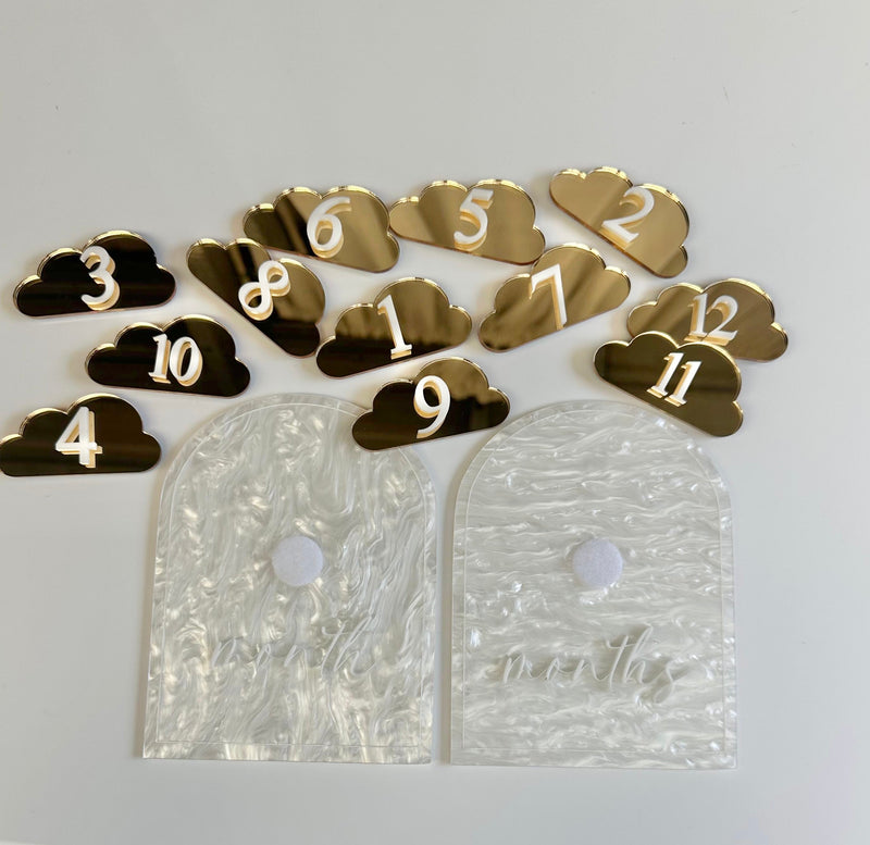 Cloud  Milestone Arch | Interchangeable - littledreamersinteriors