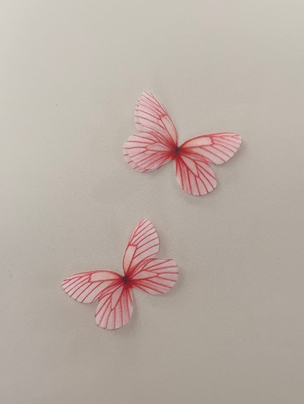 Pink Lace Silk Butterfly Flutters - littledreamersinteriors