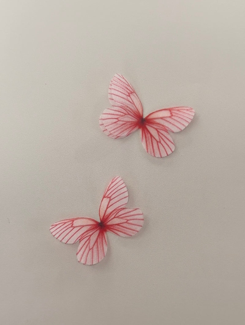Pink Lace Silk Butterfly Flutters - littledreamersinteriors