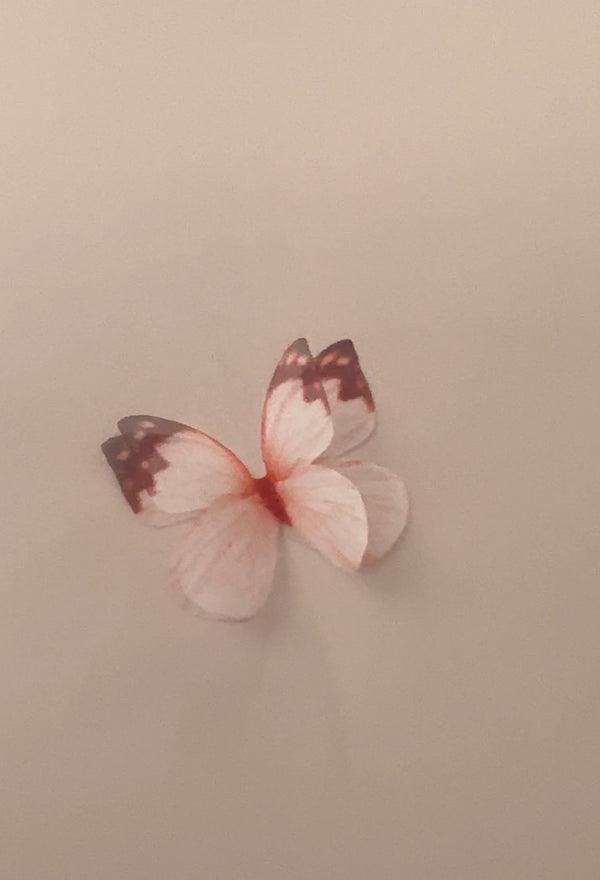 Blush Mist Silk Butterfly Flutters - littledreamersinteriors