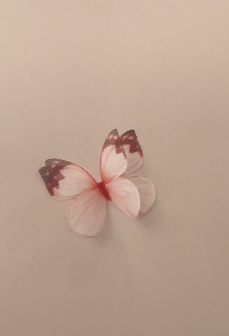 Blush Mist Silk Butterfly Flutters - littledreamersinteriors