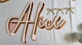Shadow Triple Layer Name Plaque - littledreamersinteriors