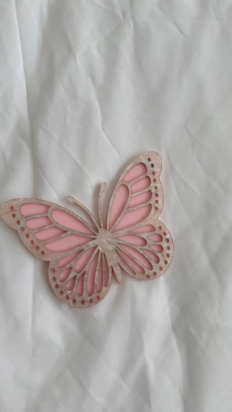 3D Pearl Layered Butterflies - littledreamersinteriors