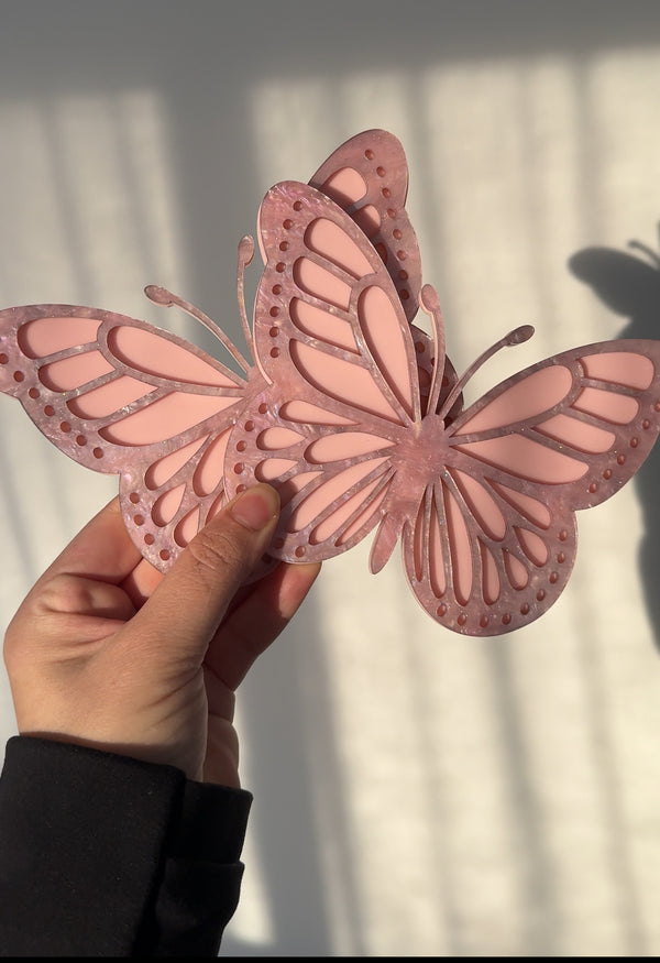 3D Pearl Layered Butterflies - littledreamersinteriors
