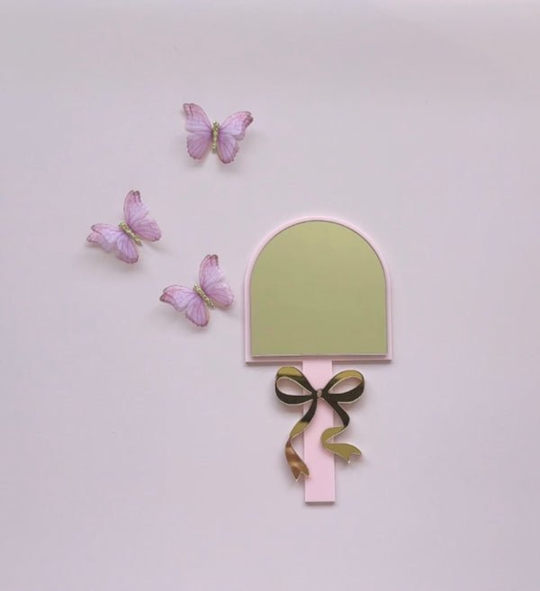 Bow Hand Held Mirror - littledreamersinteriors
