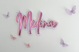 3D Butterfly Flutters - PINK - littledreamersinteriors