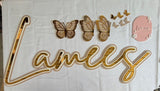 Triple Layer Name Plaque - littledreamersinteriors