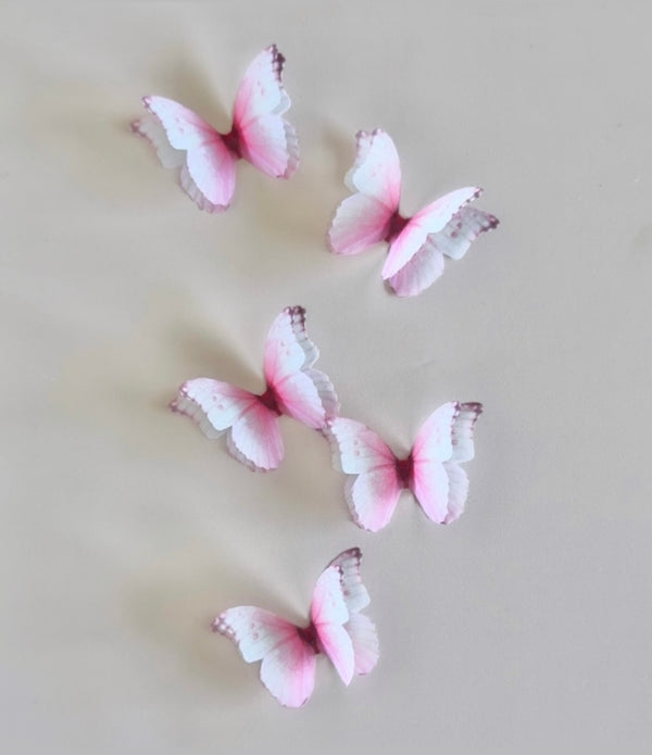 Sandy Pink Silk Butterfly Flutters