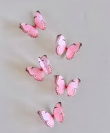 Peachy Peach Silk  Butterfly Flutters