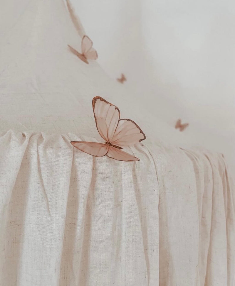 3D Butterfly Flutters - PEACH - littledreamersinteriors