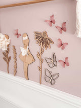 Fairy Pink Silk Butterfly Flutters - littledreamersinteriors