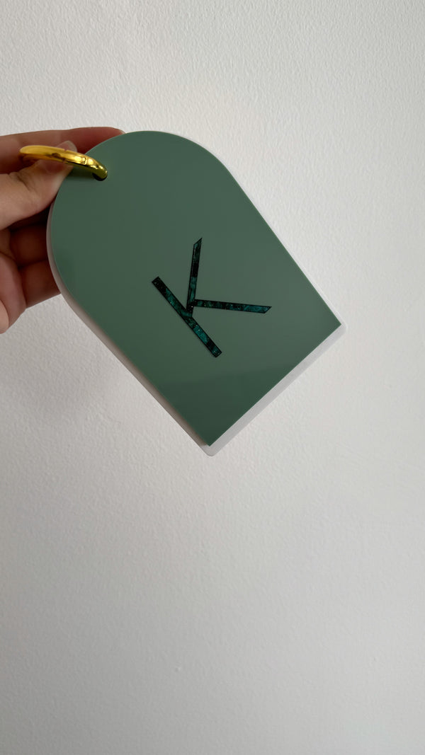 Initial Luggage / Bag Tag - littledreamersinteriors