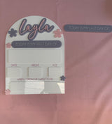 My First / Last Day Board - littledreamersinteriors
