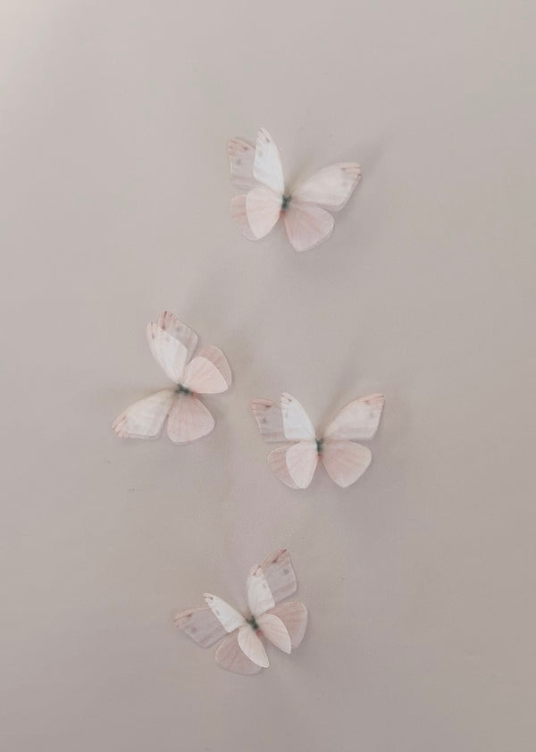 Vanilla Pearl Silk ButterflY Flutters - littledreamersinteriors