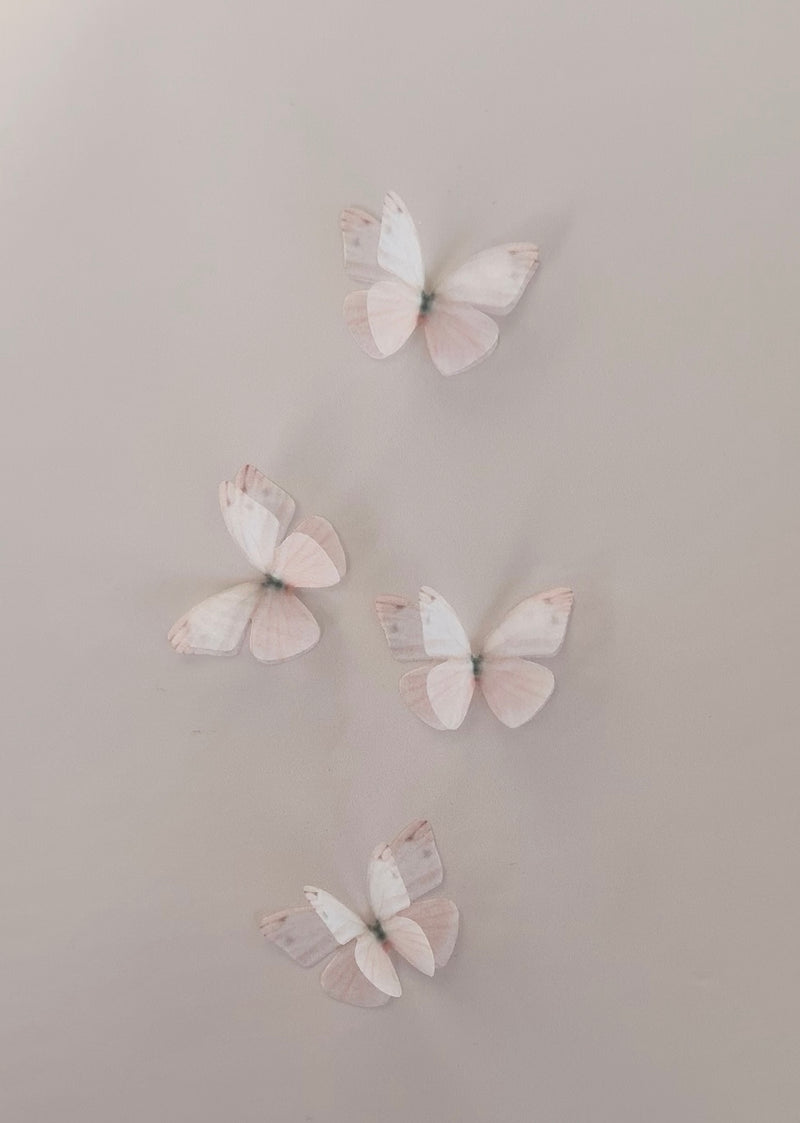 Vanilla Pearl Silk ButterflY Flutters - littledreamersinteriors