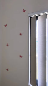 Strawberry & Cream Silk Butterfly Flutters