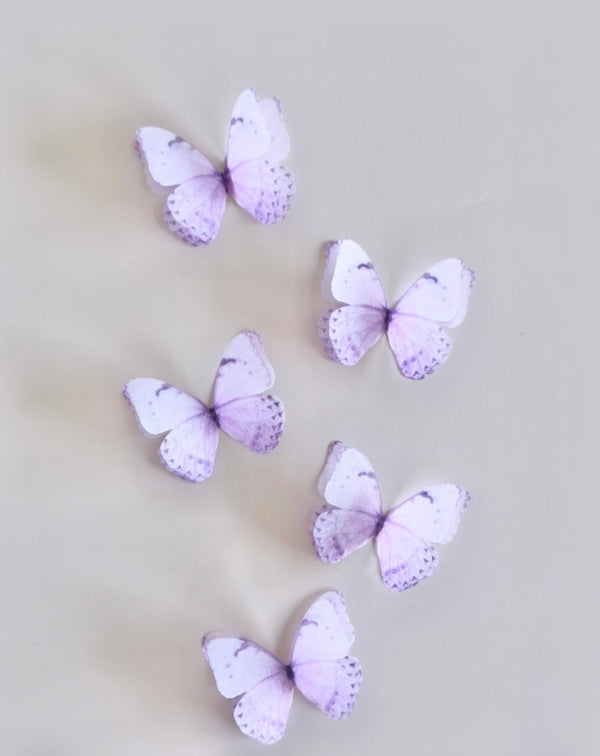 Lavender Silk Butterfly Flutters