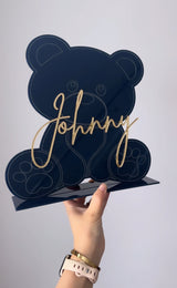 Personalised Bear Stand - littledreamersinteriors