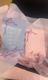 Personalised Acrylic Affirmation Plaque