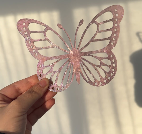 3D Pearl Butterflies - littledreamersinteriors