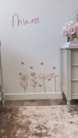 Strawberry & Cream Silk Butterfly Flutters - littledreamersinteriors