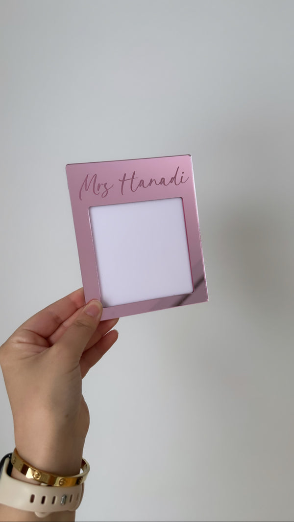 Personalised Sticky Note Holder- Teachers Gift - littledreamersinteriors