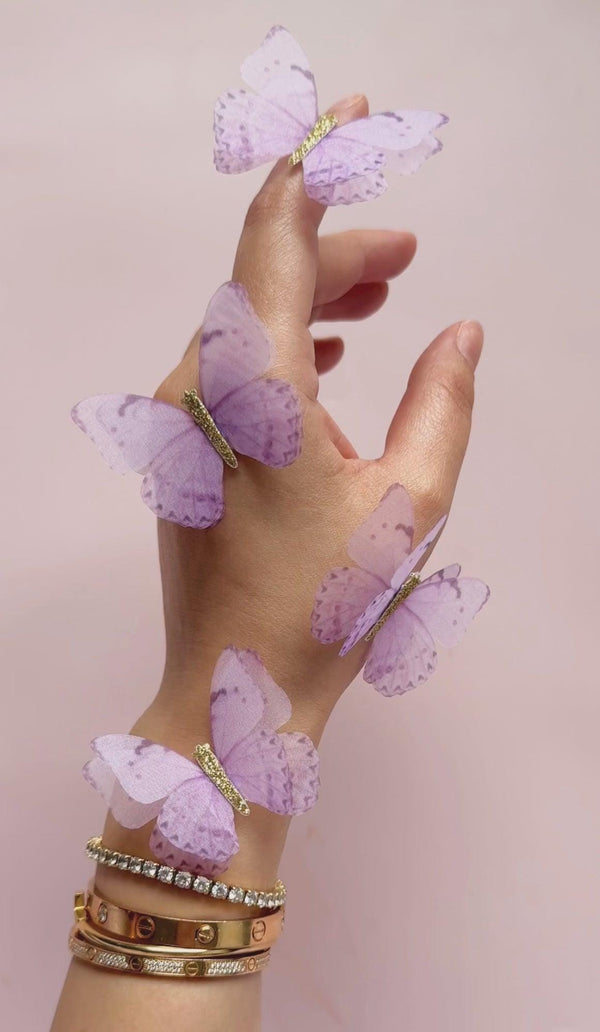 Copy) Strawberry & Cream Silk Butterfly Flutters