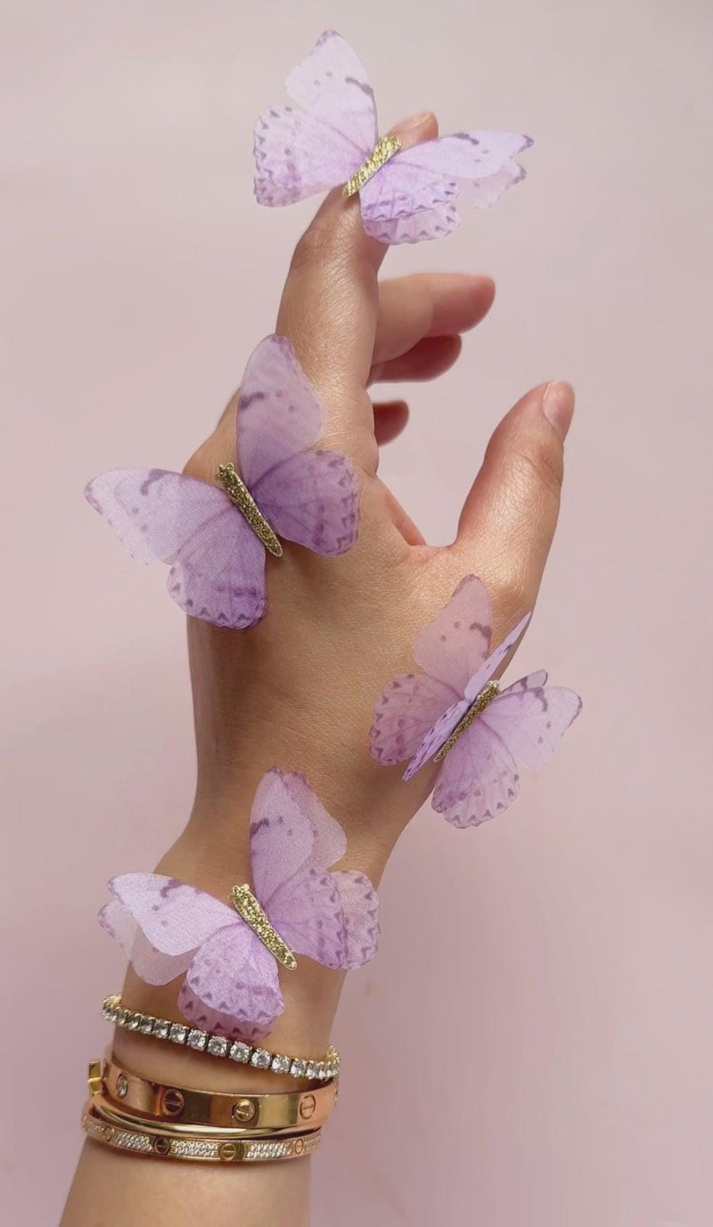 Copy) Strawberry & Cream Silk Butterfly Flutters