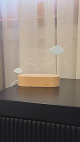 Personalised night light - littledreamersinteriors
