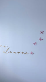 Acrylic Script Name Sign - littledreamersinteriors