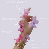 Strawberry & Cream Silk Butterfly Flutters - littledreamersinteriors