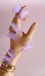 Lavender Silk Butterfly Flutters
