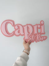 Double Layer Name Plaque | Two Names