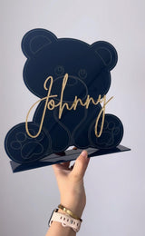 Personalised Bear Stand - littledreamersinteriors
