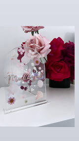 Personalised Dried Flower Arch - littledreamersinteriors
