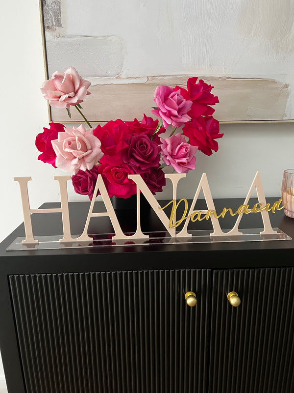 Two Name Stand - littledreamersinteriors