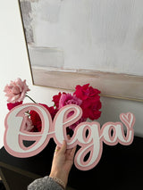 Double Layer Name Plaque 