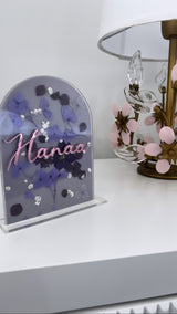 Personalised Dried Flower Arch - littledreamersinteriors
