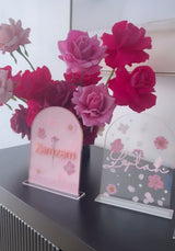Personalised Pressed Flower Arch - littledreamersinteriors