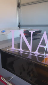 Two Name Stand
