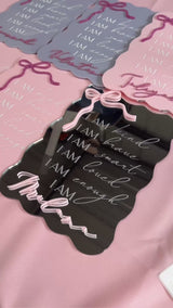 Personalised Acrylic Affirmation Plaque