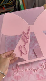 Bow Name stand