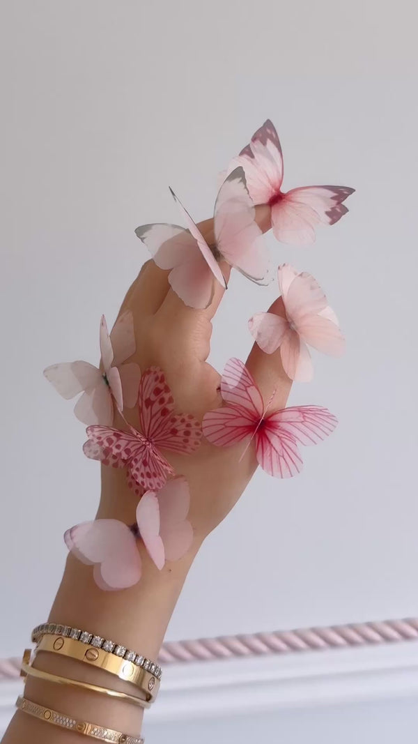 Champagne Silk Butterfly Flutters