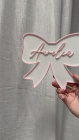 Bow Name Plaque