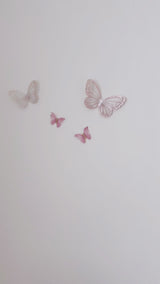 3D Pearl Acrylic Butterflies