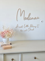 Custom script max 9 words - littledreamersinteriors