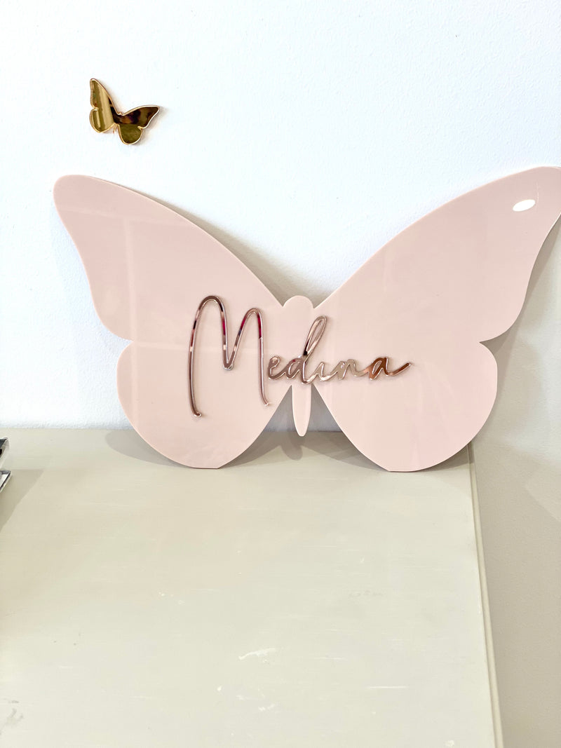 Butterfly Name Plaque 